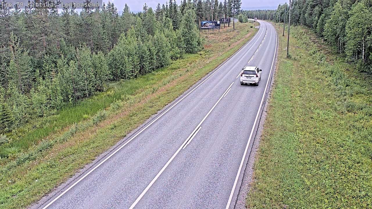 Kelikamerat Kuva Tie 79 Kittilä, Lentoasema, Kittilä, Lappi