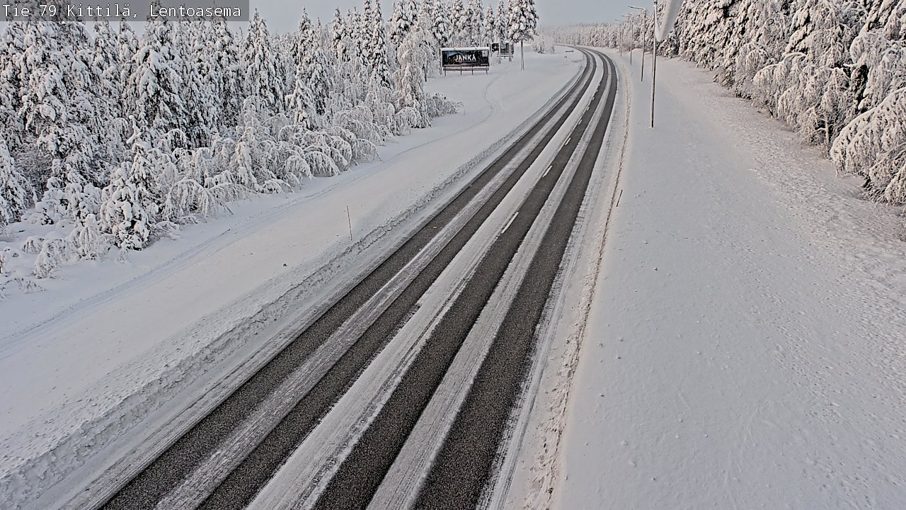 Kelikamerat Kuva Tie 79 Kittilä, Lentoasema, Kittilä, Lappi