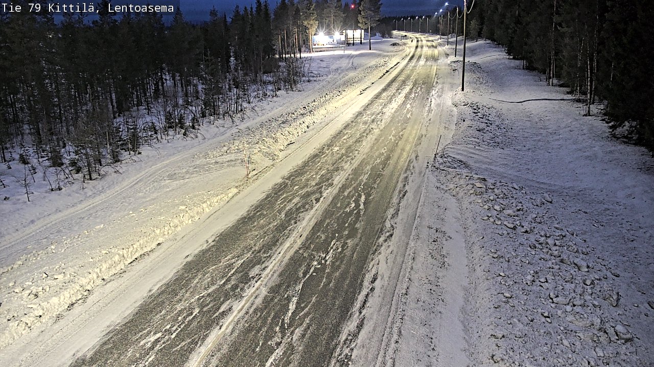 Kelikamerat Kuva Tie 79 Kittilä, Lentoasema, Kittilä, Lappi