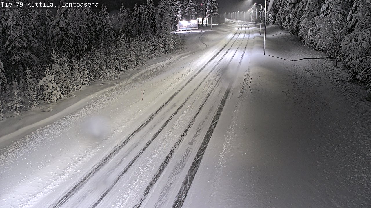 Weather Camera Image Road 79 Kittilä, Lentoasema, Kittilä, Lappi