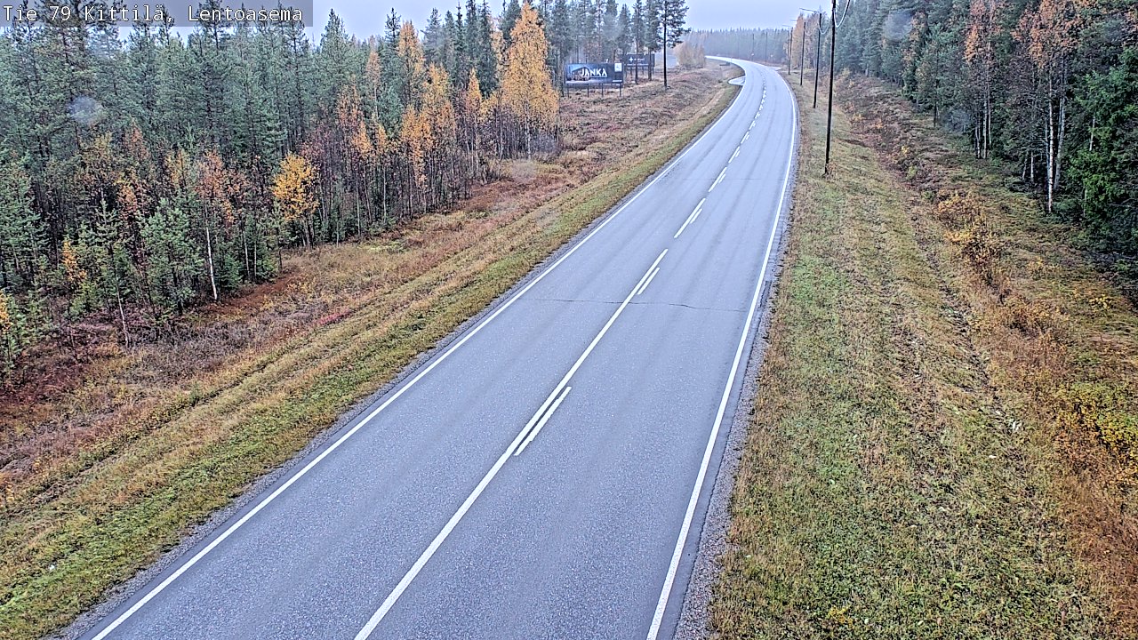 Kelikamerat Kuva Tie 79 Kittilä, Lentoasema, Kittilä, Lappi