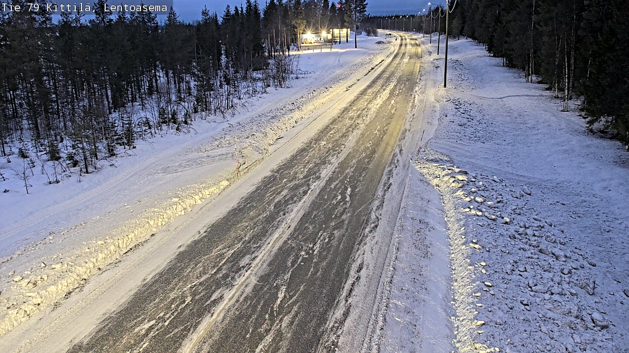 Kelikamerat Kuva Tie 79 Kittilä, Lentoasema, Kittilä, Lappi