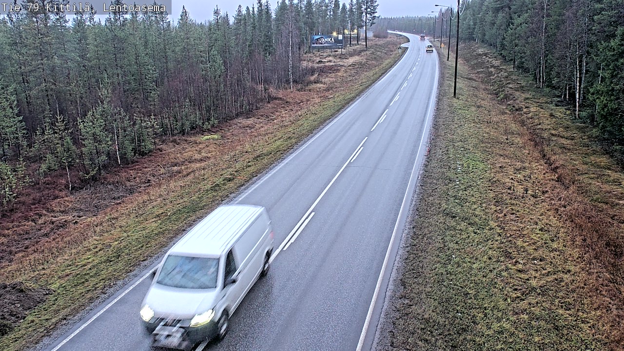 Kelikamerat Kuva Tie 79 Kittilä, Lentoasema, Kittilä, Lappi
