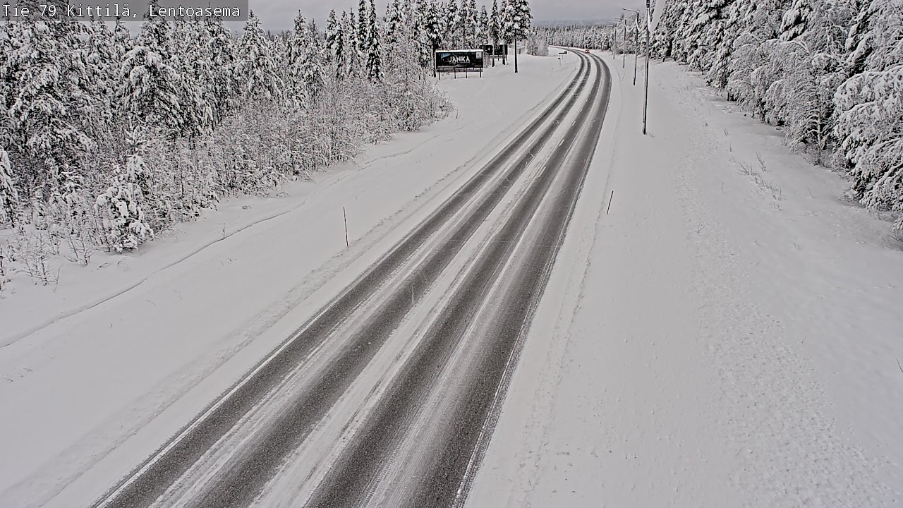 Weather Camera Image Road 79 Kittilä, Lentoasema, Kittilä, Lappi