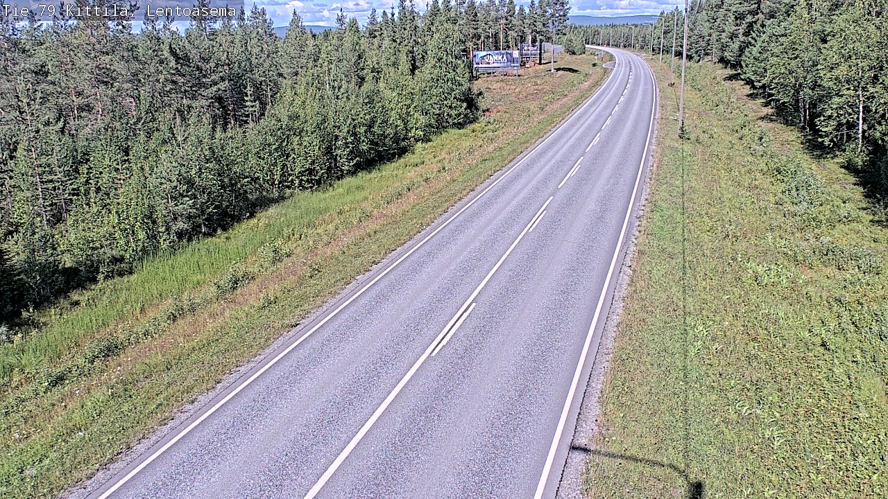 Weather Camera Image Road 79 Kittilä, Lentoasema, Kittilä, Lappi