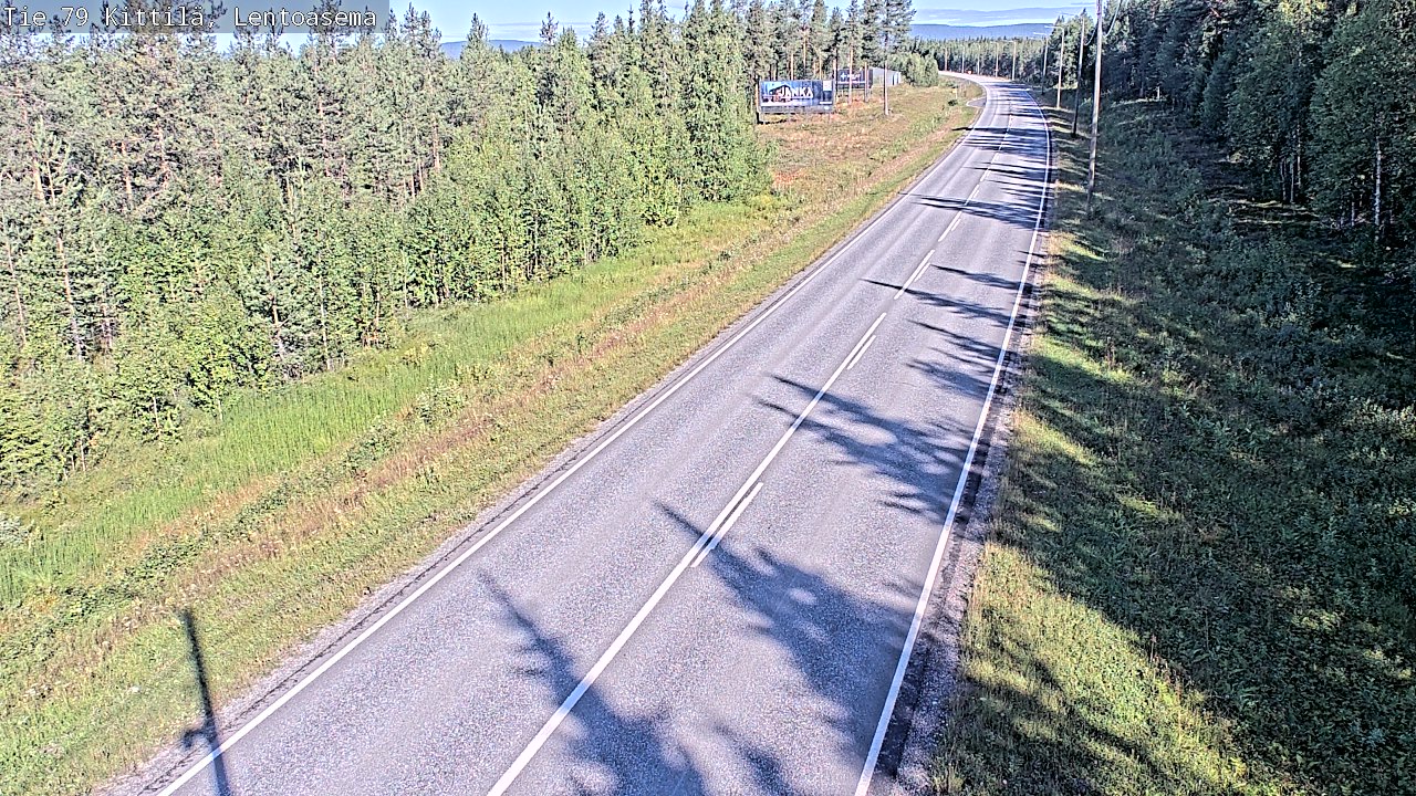Weather Camera Image Road 79 Kittilä, Lentoasema, Kittilä, Lappi