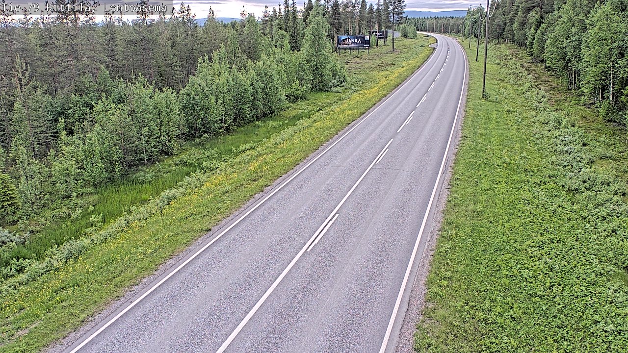 Kelikamerat Kuva Tie 79 Kittilä, Lentoasema, Kittilä, Lappi