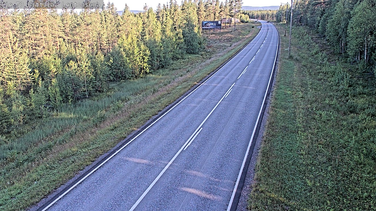 Weather Camera Image Road 79 Kittilä, Lentoasema, Kittilä, Lappi