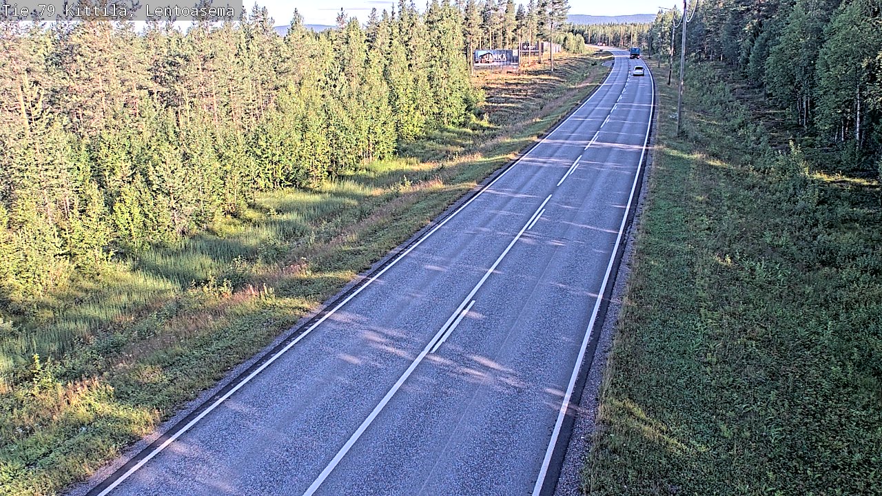 Weather Camera Image Road 79 Kittilä, Lentoasema, Kittilä, Lappi