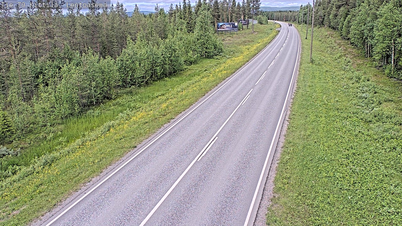 Kelikamerat Kuva Tie 79 Kittilä, Lentoasema, Kittilä, Lappi