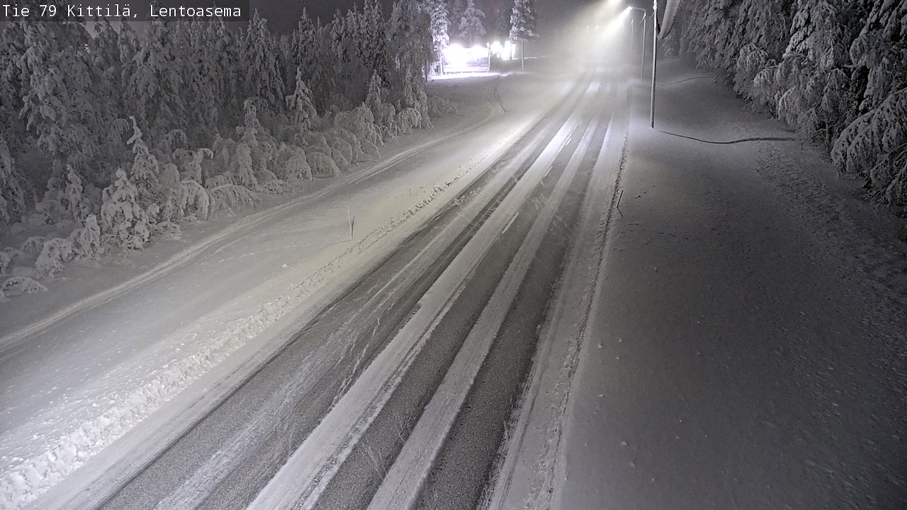 Kelikamerat Kuva Tie 79 Kittilä, Lentoasema, Kittilä, Lappi