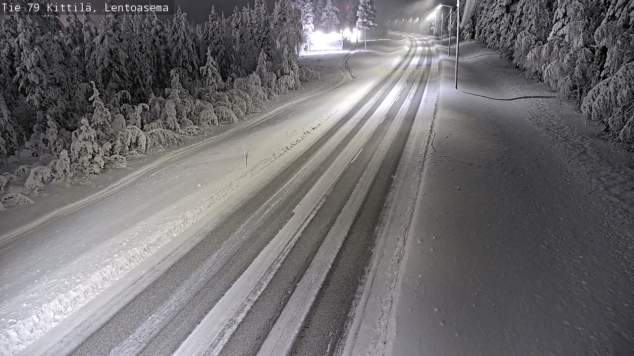 Kelikamerat Kuva Tie 79 Kittilä, Lentoasema, Kittilä, Lappi