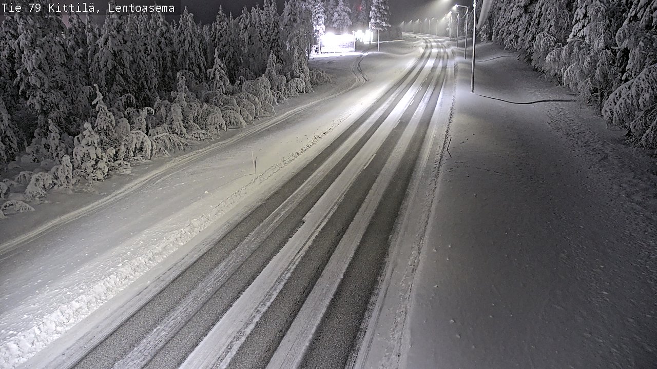 Kelikamerat Kuva Tie 79 Kittilä, Lentoasema, Kittilä, Lappi