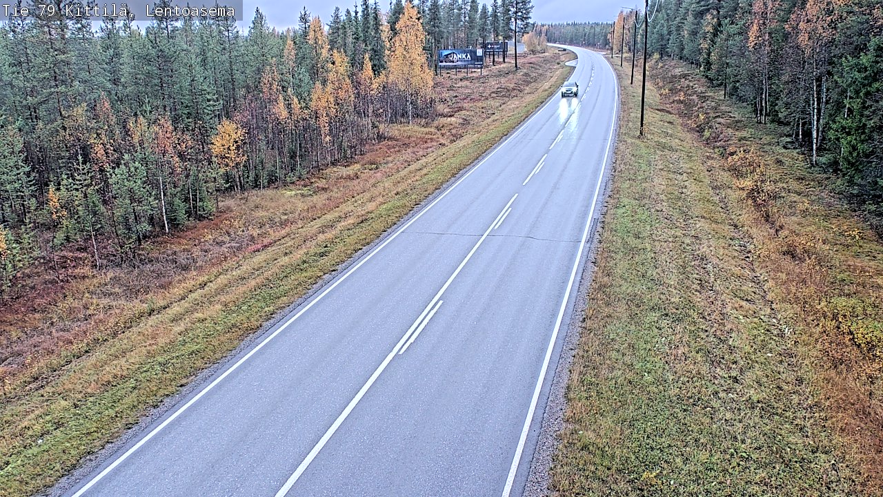Kelikamerat Kuva Tie 79 Kittilä, Lentoasema, Kittilä, Lappi