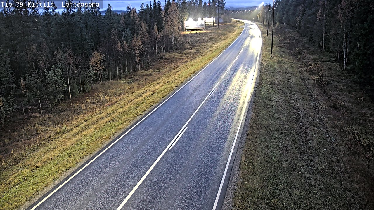 Kelikamerat Kuva Tie 79 Kittilä, Lentoasema, Kittilä, Lappi