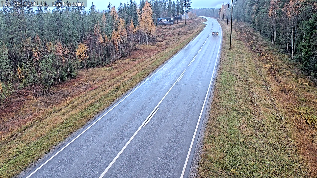Kelikamerat Kuva Tie 79 Kittilä, Lentoasema, Kittilä, Lappi