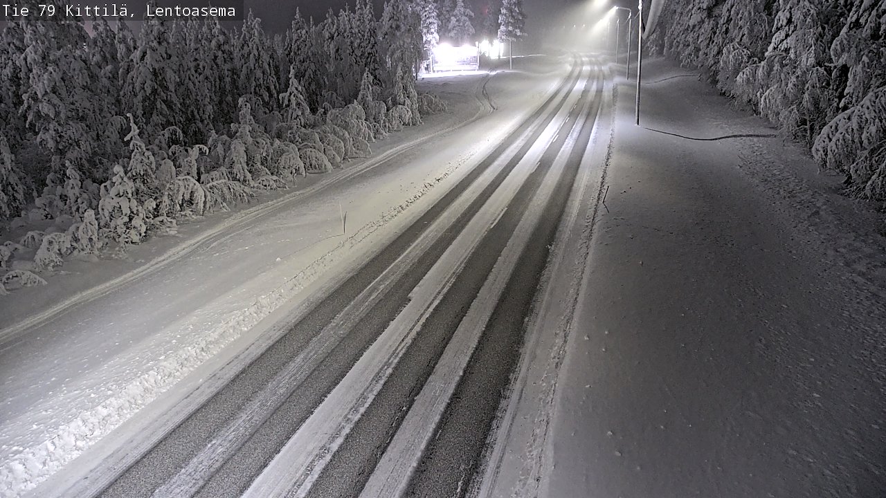 Kelikamerat Kuva Tie 79 Kittilä, Lentoasema, Kittilä, Lappi
