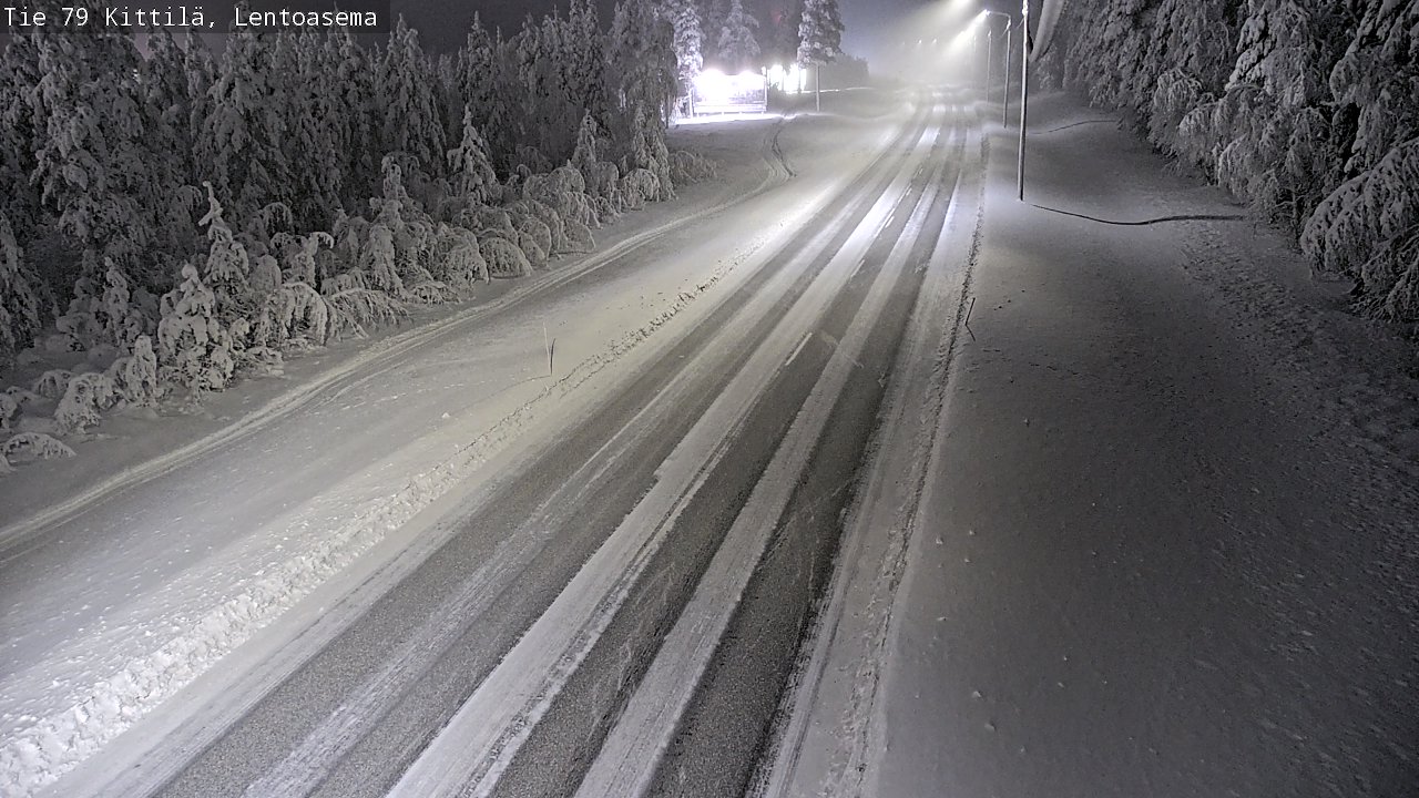 Kelikamerat Kuva Tie 79 Kittilä, Lentoasema, Kittilä, Lappi
