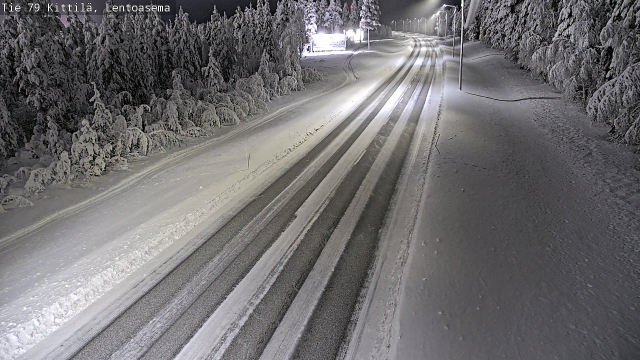 Kelikamerat Kuva Tie 79 Kittilä, Lentoasema, Kittilä, Lappi