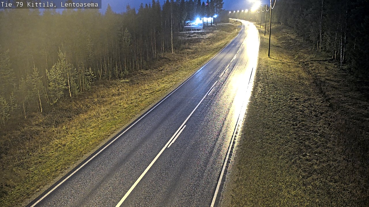 Kelikamerat Kuva Tie 79 Kittilä, Lentoasema, Kittilä, Lappi