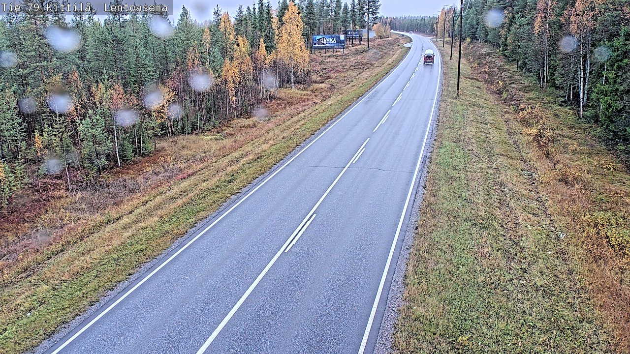Kelikamerat Kuva Tie 79 Kittilä, Lentoasema, Kittilä, Lappi