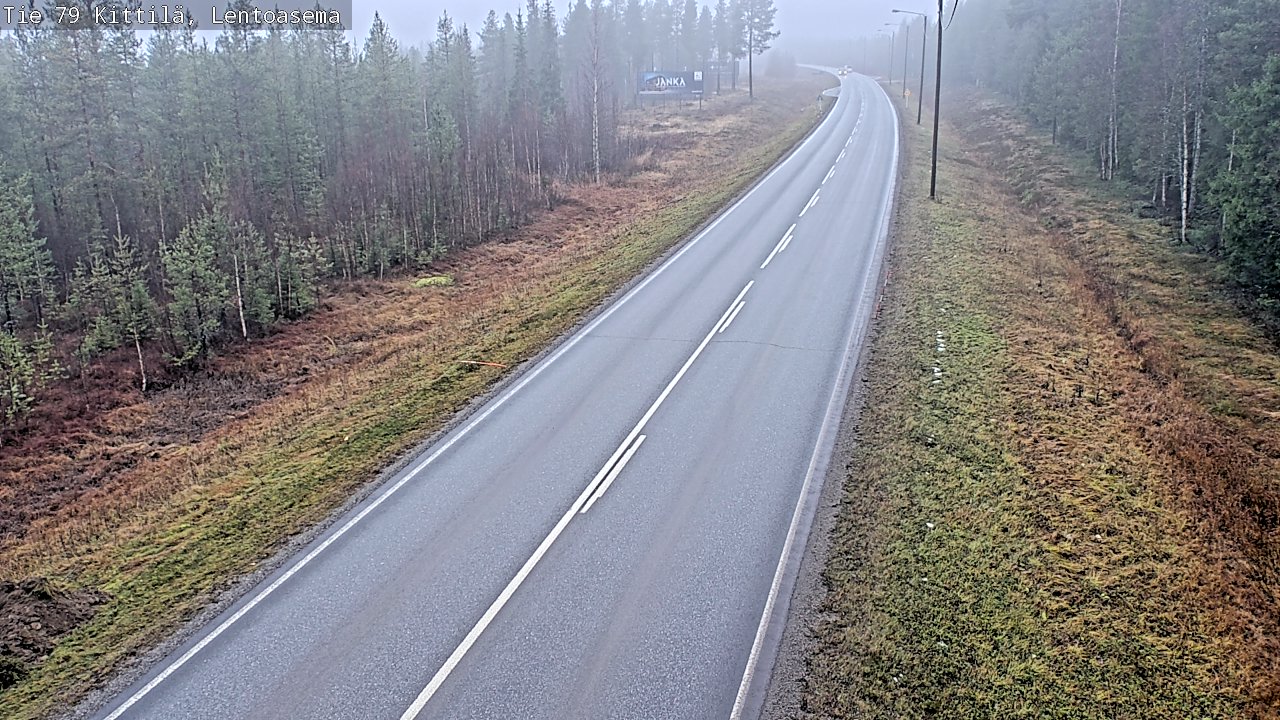 Kelikamerat Kuva Tie 79 Kittilä, Lentoasema, Kittilä, Lappi