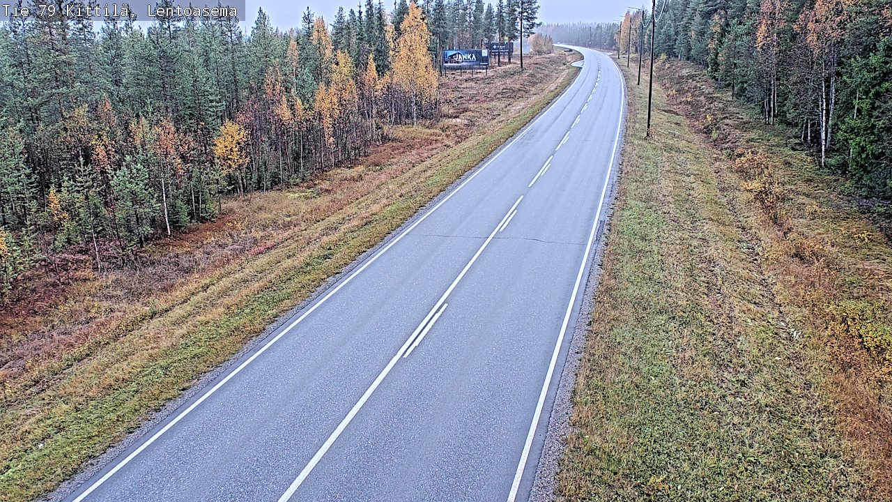 Kelikamerat Kuva Tie 79 Kittilä, Lentoasema, Kittilä, Lappi
