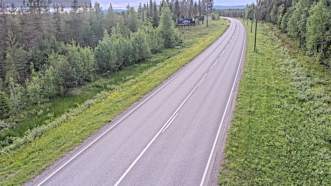 Kelikamerat Kuva Tie 79 Kittilä, Lentoasema, Kittilä, Lappi