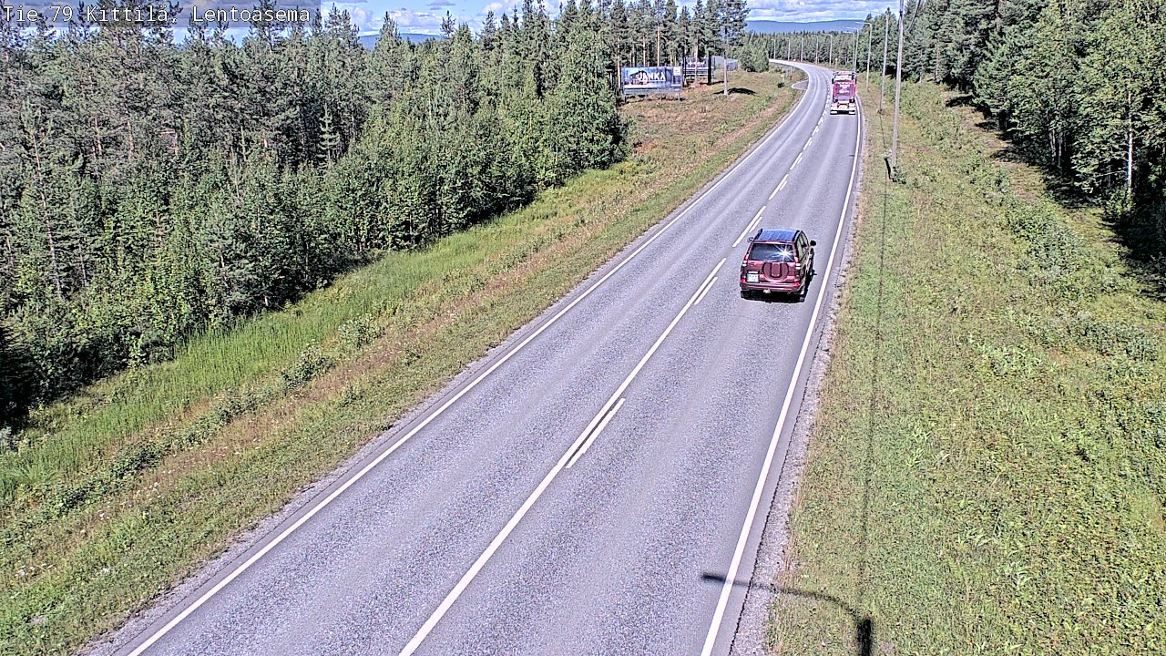 Weather Camera Image Road 79 Kittilä, Lentoasema, Kittilä, Lappi