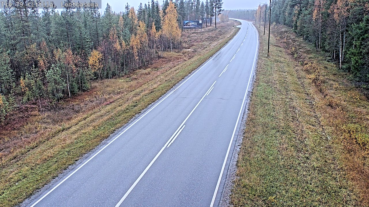 Kelikamerat Kuva Tie 79 Kittilä, Lentoasema, Kittilä, Lappi