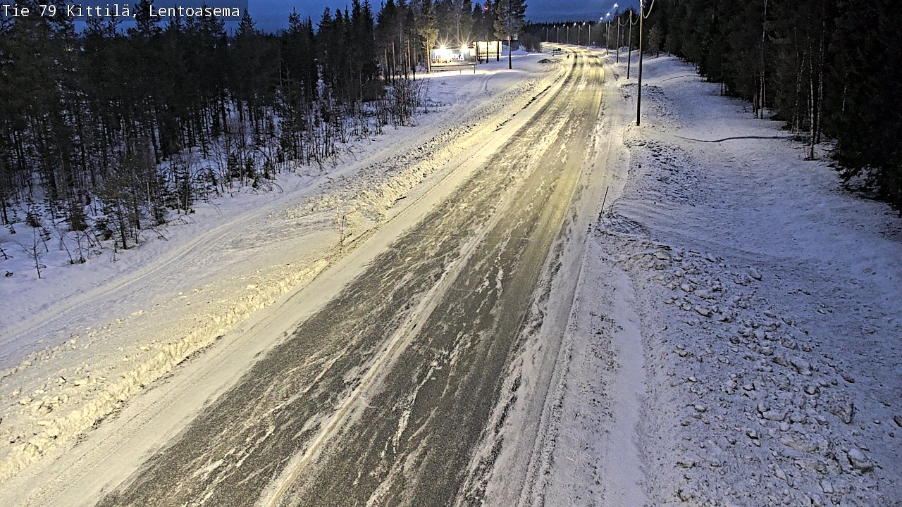 Kelikamerat Kuva Tie 79 Kittilä, Lentoasema, Kittilä, Lappi