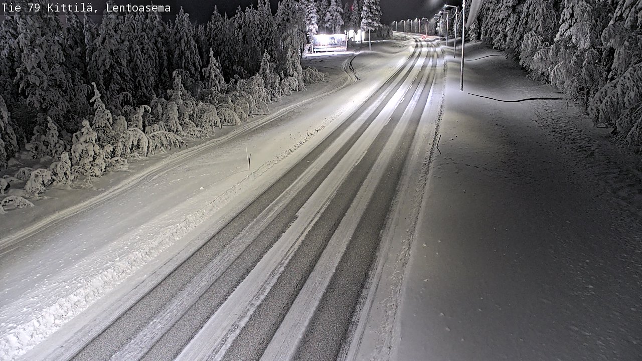 Kelikamerat Kuva Tie 79 Kittilä, Lentoasema, Kittilä, Lappi