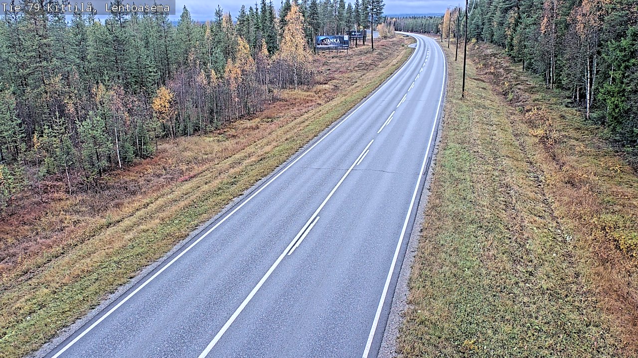 Weather Camera Image Road 79 Kittilä, Lentoasema, Kittilä, Lappi