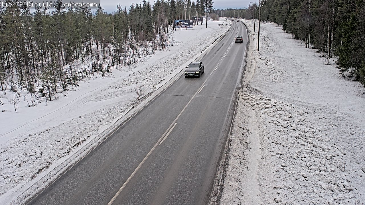 Weather Camera Image Road 79 Kittilä, Lentoasema, Kittilä, Lappi