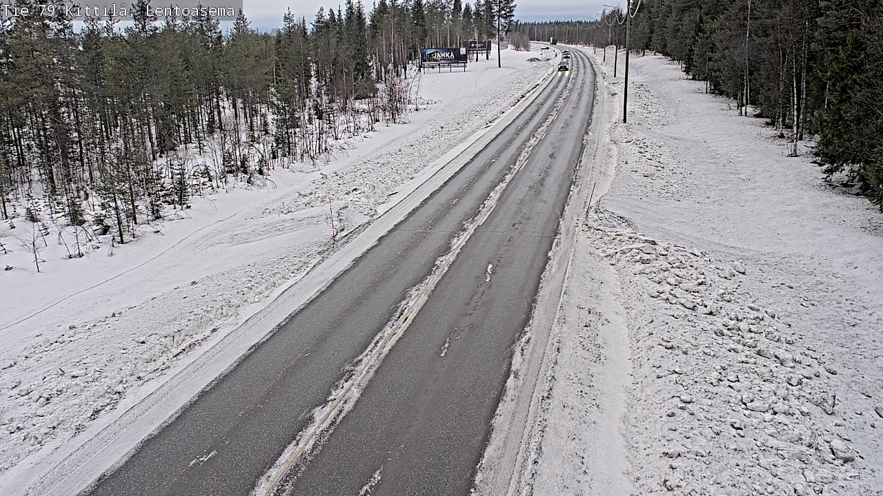 Kelikamerat Kuva Tie 79 Kittilä, Lentoasema, Kittilä, Lappi