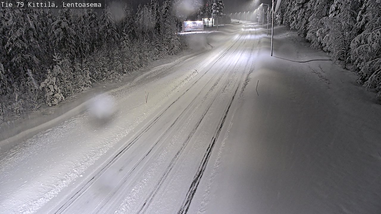 Weather Camera Image Road 79 Kittilä, Lentoasema, Kittilä, Lappi