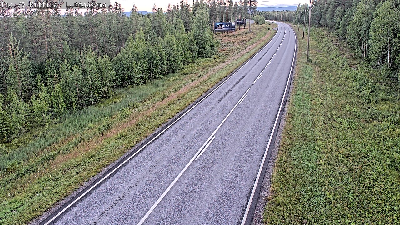 Kelikamerat Kuva Tie 79 Kittilä, Lentoasema, Kittilä, Lappi