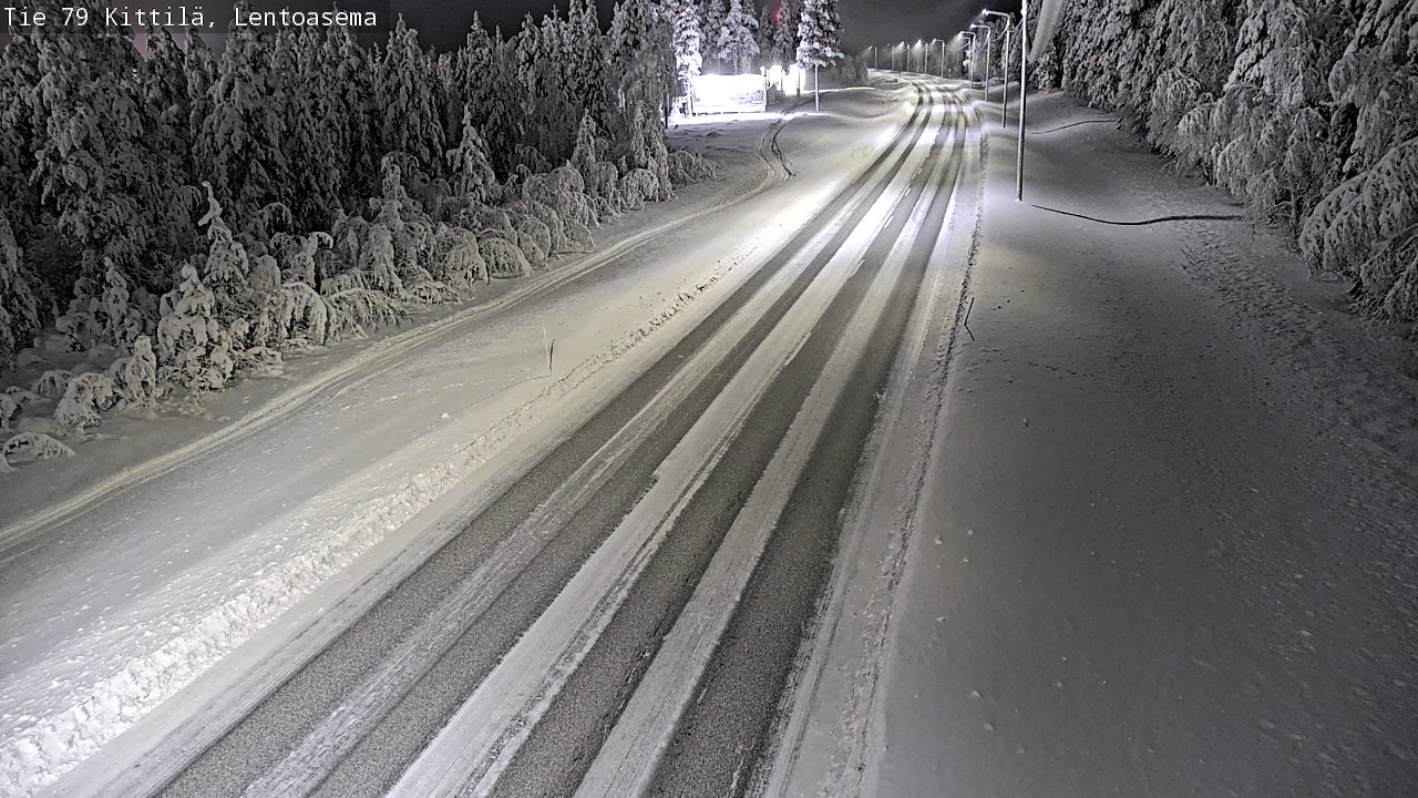 Kelikamerat Kuva Tie 79 Kittilä, Lentoasema, Kittilä, Lappi