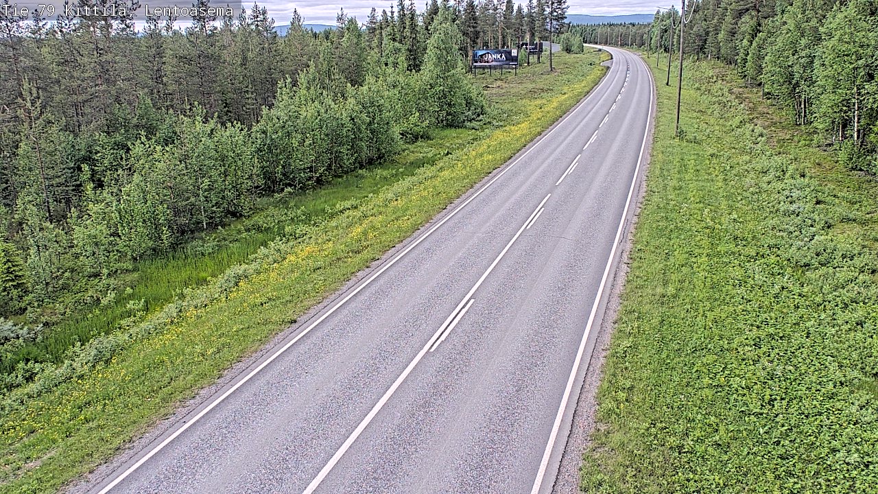 Kelikamerat Kuva Tie 79 Kittilä, Lentoasema, Kittilä, Lappi