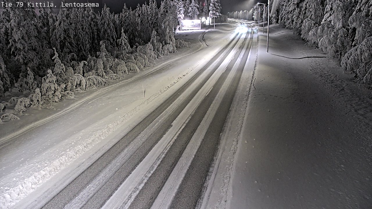 Kelikamerat Kuva Tie 79 Kittilä, Lentoasema, Kittilä, Lappi