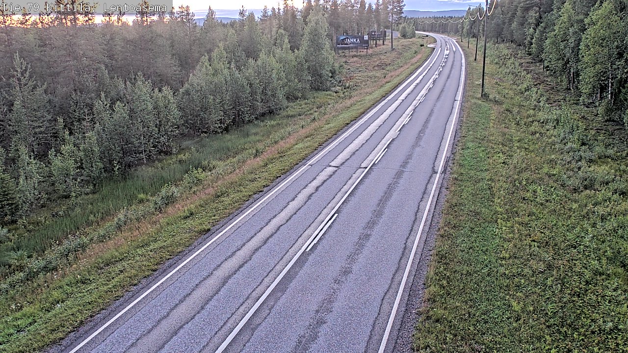 Kelikamerat Kuva Tie 79 Kittilä, Lentoasema, Kittilä, Lappi