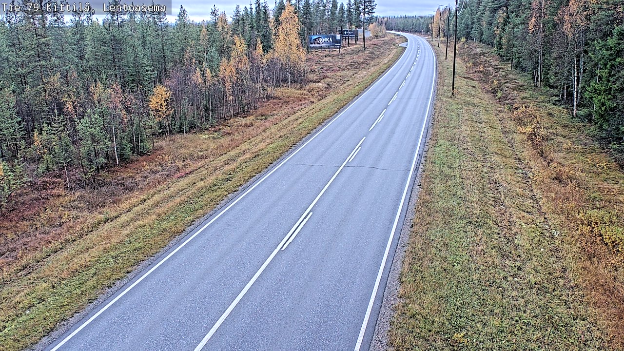 Weather Camera Image Road 79 Kittilä, Lentoasema, Kittilä, Lappi