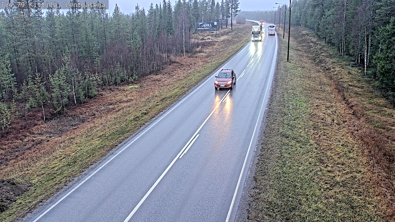 Kelikamerat Kuva Tie 79 Kittilä, Lentoasema, Kittilä, Lappi