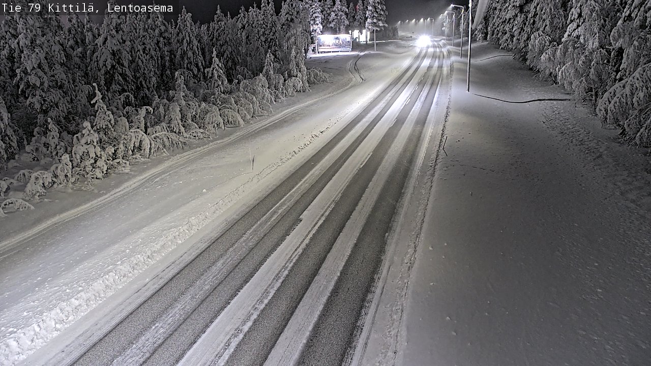 Kelikamerat Kuva Tie 79 Kittilä, Lentoasema, Kittilä, Lappi