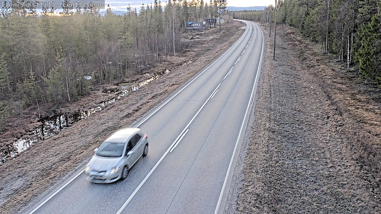 Weather Camera Image Road 79 Kittilä, Lentoasema, Kittilä, Lappi