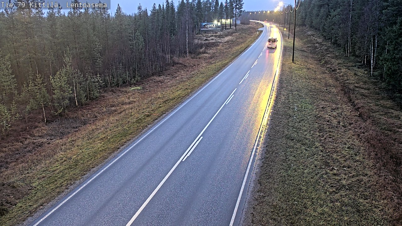 Kelikamerat Kuva Tie 79 Kittilä, Lentoasema, Kittilä, Lappi