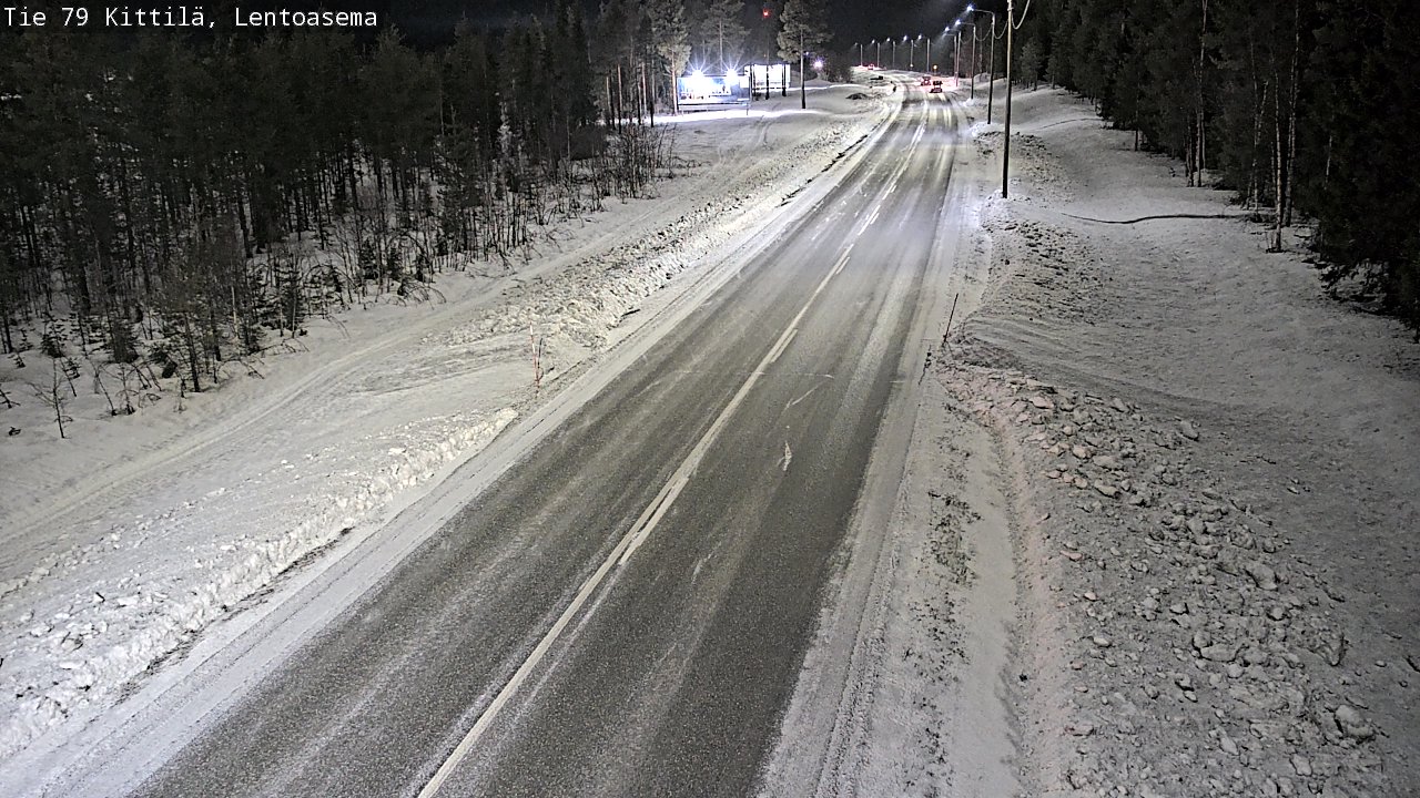 Kelikamerat Kuva Tie 79 Kittilä, Lentoasema, Kittilä, Lappi