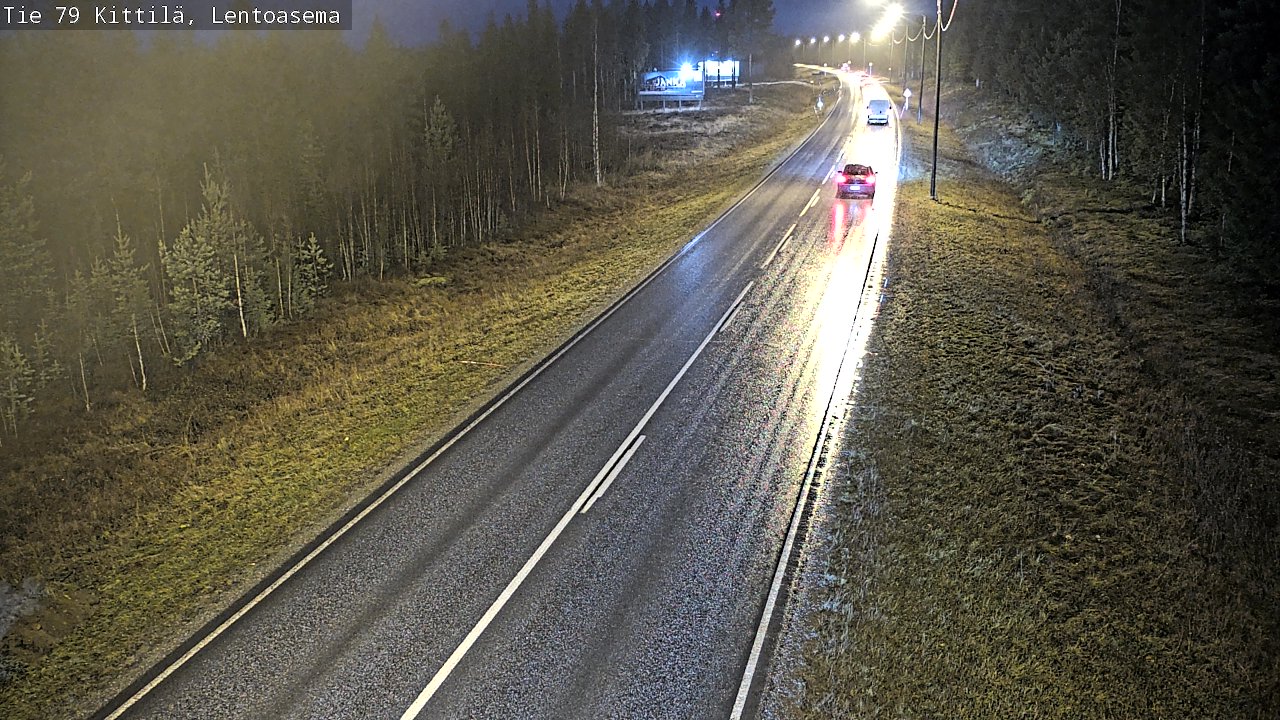 Kelikamerat Kuva Tie 79 Kittilä, Lentoasema, Kittilä, Lappi