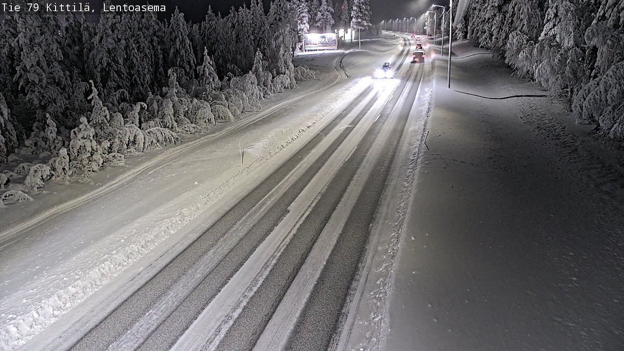 Kelikamerat Kuva Tie 79 Kittilä, Lentoasema, Kittilä, Lappi