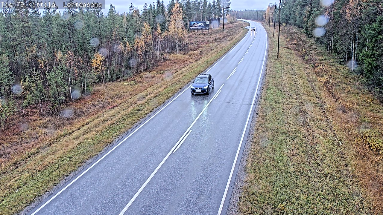 Weather Camera Image Road 79 Kittilä, Lentoasema, Kittilä, Lappi